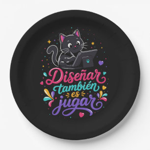 Designing is also playing paper plate