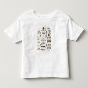 Designs for garden seats, from 'A Compendium of Dr Toddler T-Shirt