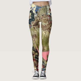 designs made from artist paintings leggings