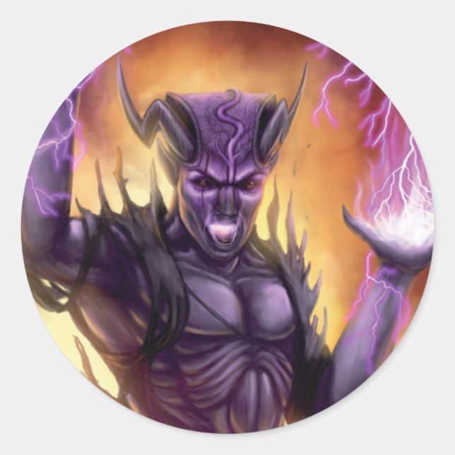 Désir de Vengeance - Autocollant Classic Round Sticker (Front)