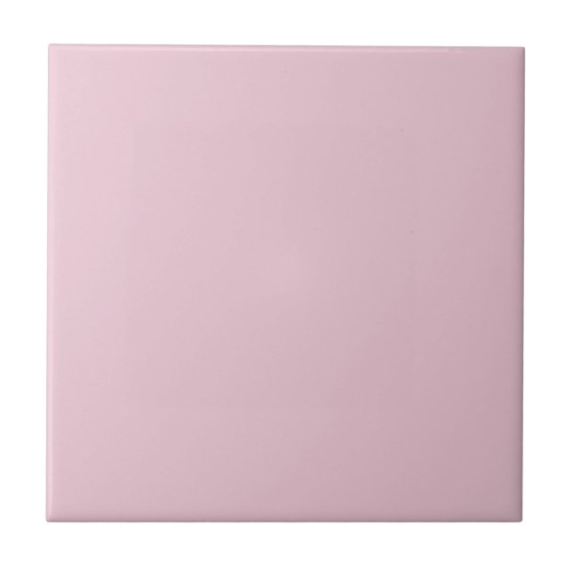 Desirable Pink Square Kitchen and Bathroom Tile (Front)