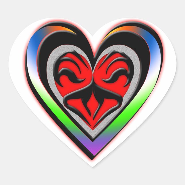 Desire Heart Sticker (Front)
