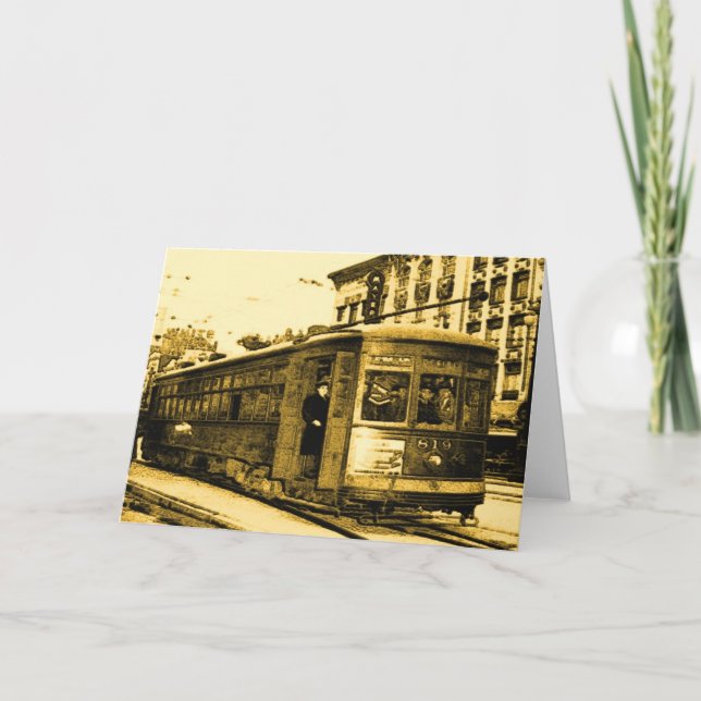 Desire Streetcar on St. Channel Card (Front)