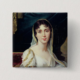Desiree Clary Queen of Sweden, 1807 15 Cm Square Badge