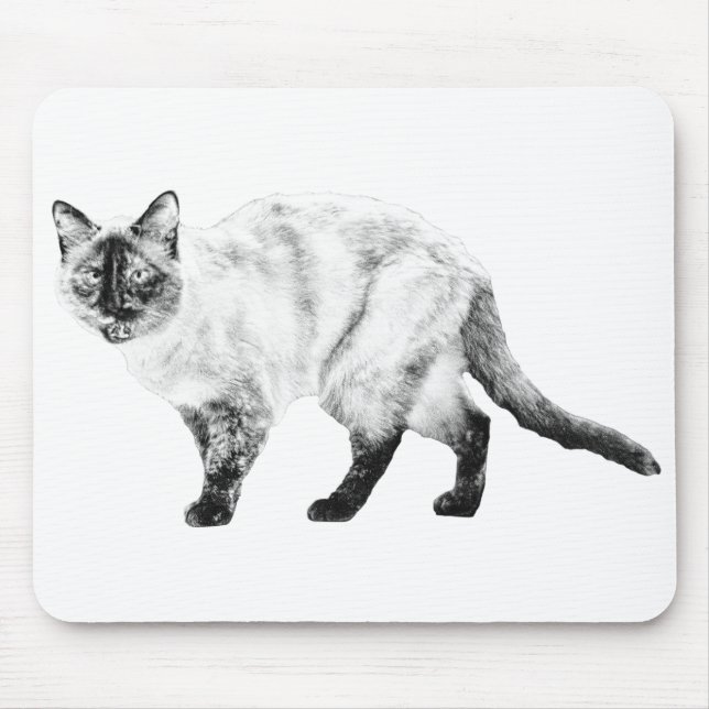 Desk Calm, Soft Cat Pad Mouse Mat (Front)