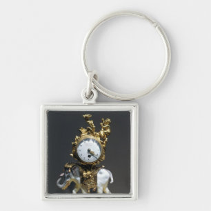 Desk clock key ring