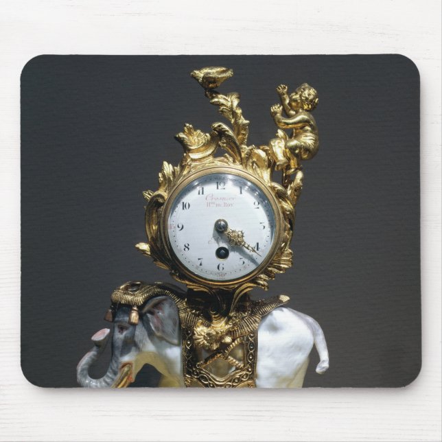 Desk clock mouse mat (Front)