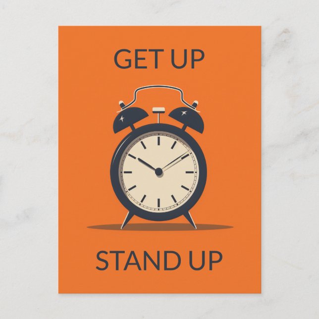 Desk Clock Postcard (Front)