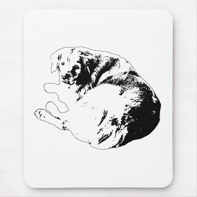 Desk Curl, Quiet Balance Mouse Mat (Front)