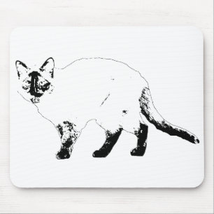 Desk Edge, Cat Line Pad Mouse Mat