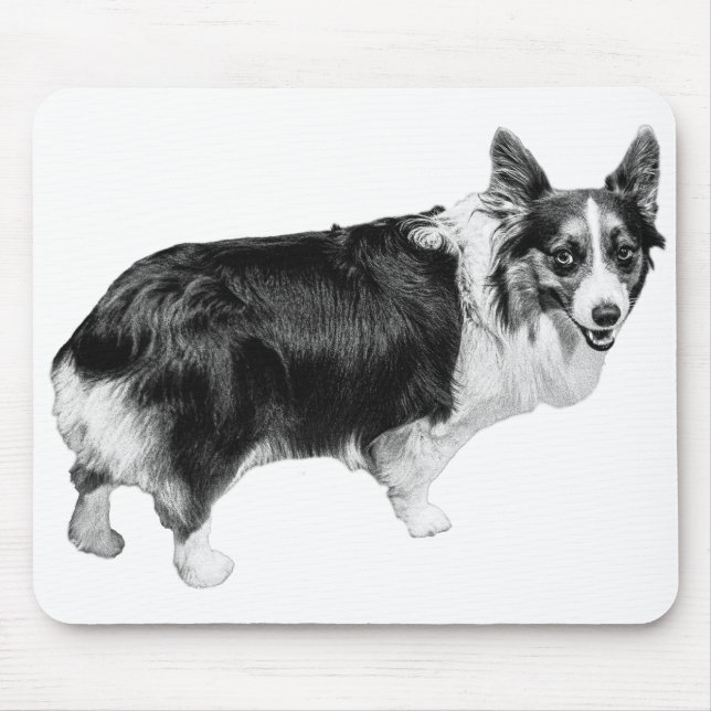 Desk Glow Corgi Mood Mouse Mat (Front)
