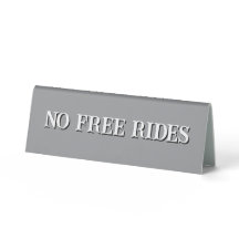 Desk Information Sign - Customisable