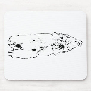 Desk lift: golden sky pose mouse mat