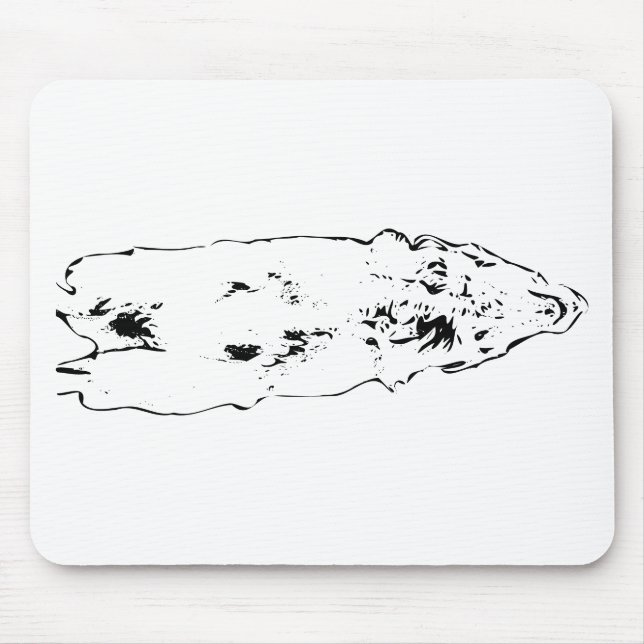 Desk lift: golden sky pose mouse mat (Front)