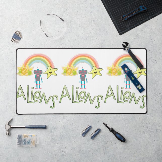 Desk Mat Aliens Space  (Workstation)