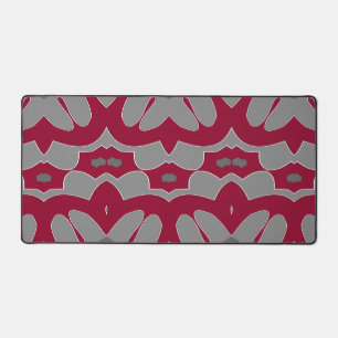 Desk Mat, An elegant maroonr colour seamless Mat