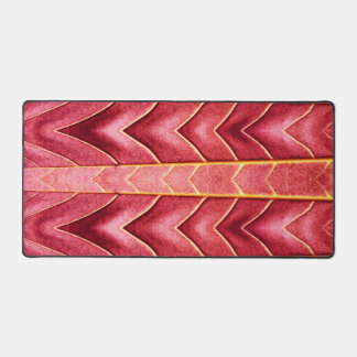 Desk Mat, An elegant red colour classic design De Desk Mat