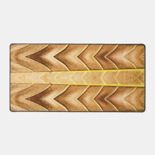 Desk Mat, An elegant wood colour classic design D Mat