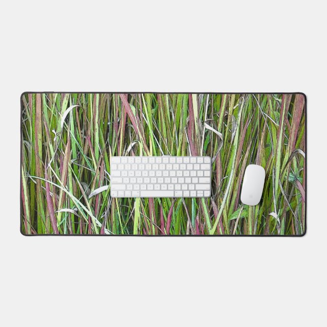 Desk Mat/ Colourful Grasses Mat (Keyboard & Mouse)