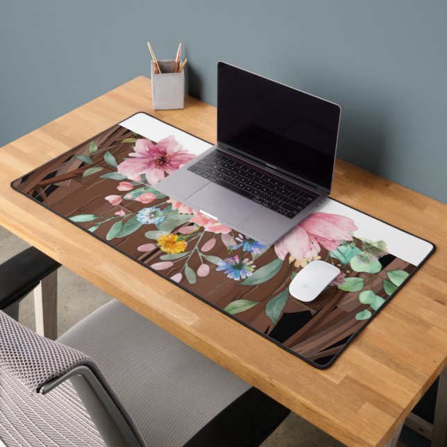 Desk Mat Floral Nature Flowers  (Office 2)