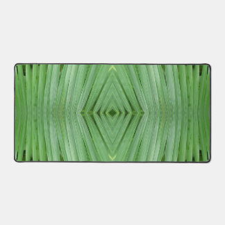 Desk Mat, Green seamless stripes modern art design Mat