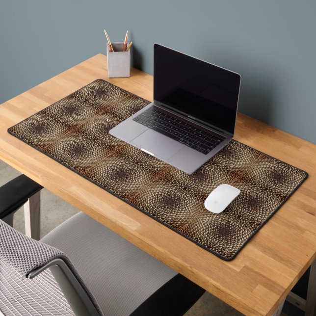 Desk Mat - Kaleidoscopic Sunflower Seeds (Office 2)
