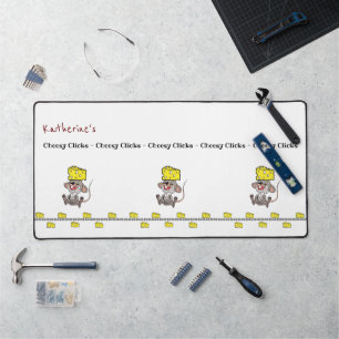 Desk Mat Mouse Mice Cheese 