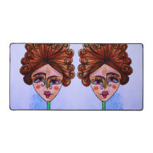 Desk mat (Whimsical Woman)