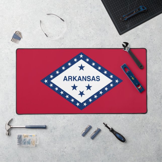Desk Mat with flag of Arkansas, USA (Workstation)