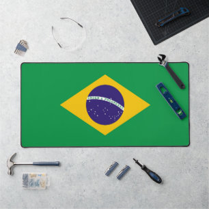 Desk Mat with flag of Brazil
