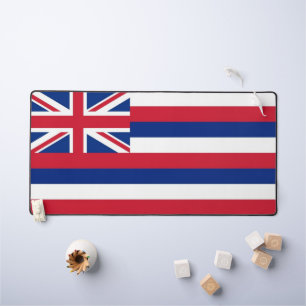 Desk Mat with flag of Hawaii, USA