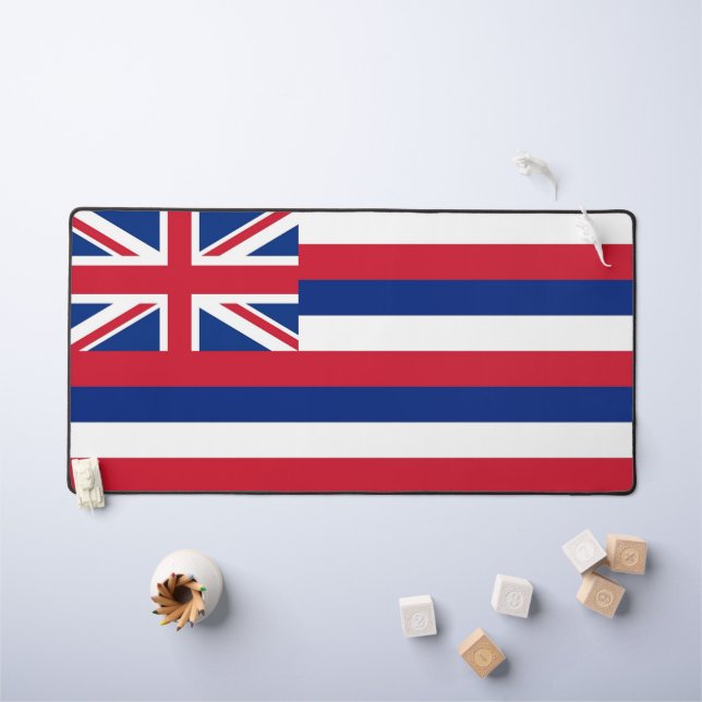 Desk Mat with flag of Hawaii, USA (Kids Table)