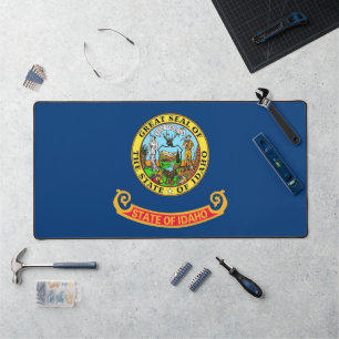 Desk Mat with flag of Idaho, USA