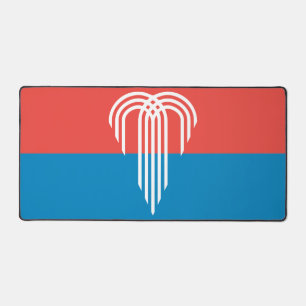 Desk Mat with flag of Kansas City, USA
