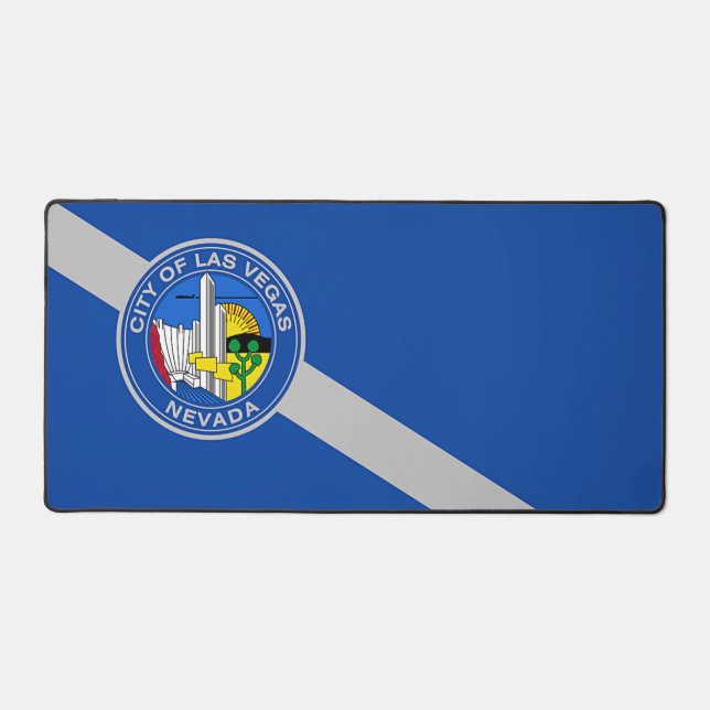 Desk Mat with flag of Las Vegas City, USA (Front)