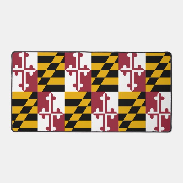 Desk Mat with flag of Maryland, USA (Front)