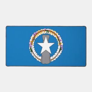 Desk Mat with flag of Northern Mariana, USA