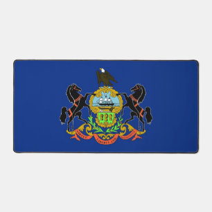 Desk Mat with flag of Pennsylvania, USA
