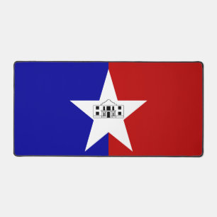 Desk Mat with flag of San Antonio, USA