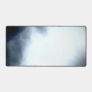 Desk mat with thunder design