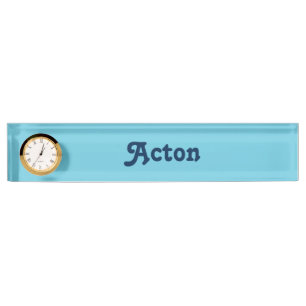Desk Name Plate Acton