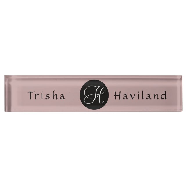 Desk Name Plate - HAMbyWG (Front)