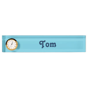 Desk Name Plate Tom