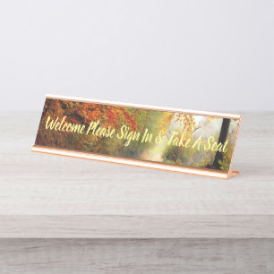 Desk Office Autumn Name Design Destiny'S Destiny Desk Name Plate