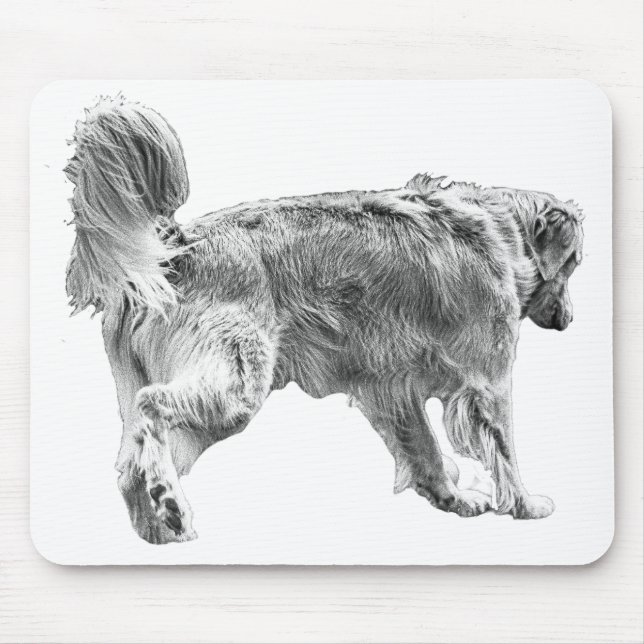 Desk Quiet Golden Mouse Mat (Front)