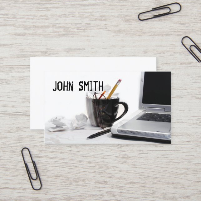 Desktop Business Card (Front/Back In Situ)