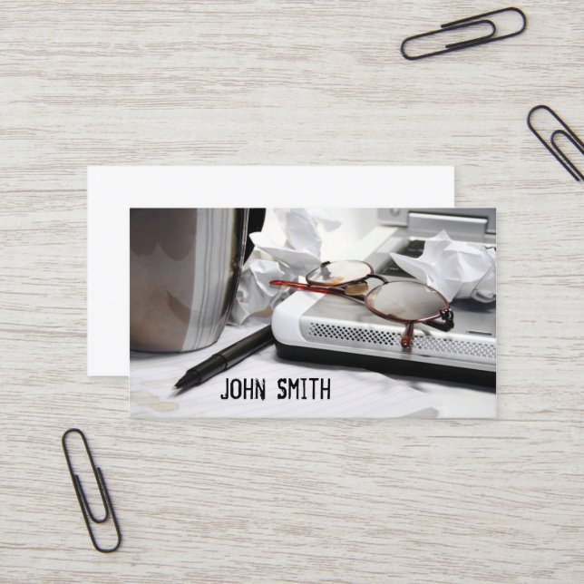 Desktop Business Card (Front/Back In Situ)