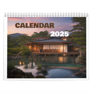 Desktop calendar 2025 nature view