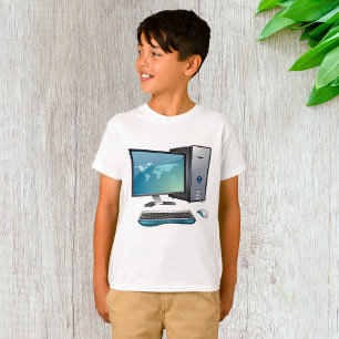 Desktop Computer Boys T-Shirt