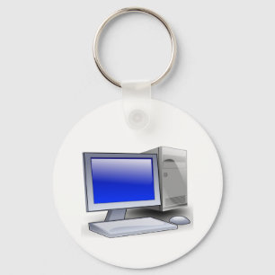 Desktop Computer Key Ring